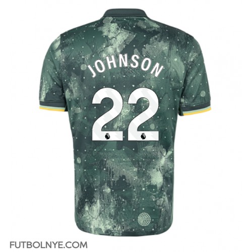 Camiseta Tottenham Hotspur Brennan Johnson #22 Tercera Equipación 2024-25 manga corta